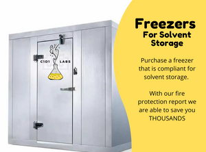 Freezers for Solvent Storage and Winterization