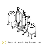 20lb Butane / Propane Extraction Machine